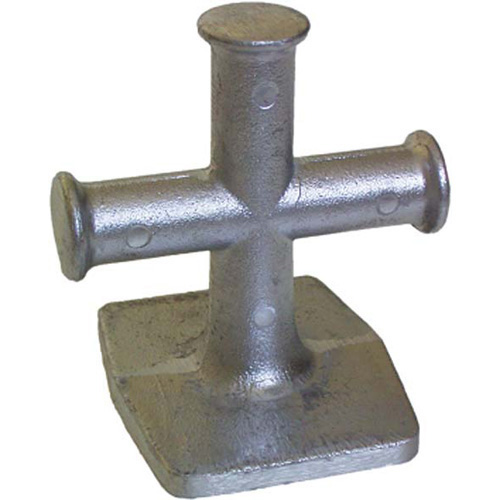 Cross Bollard - Alloy - 88mm x 75mm