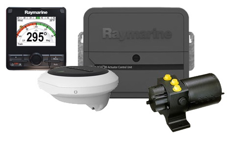 Evolution Autopilot with p70R control head, ACU-200 & Type 1 Hydraulic pump