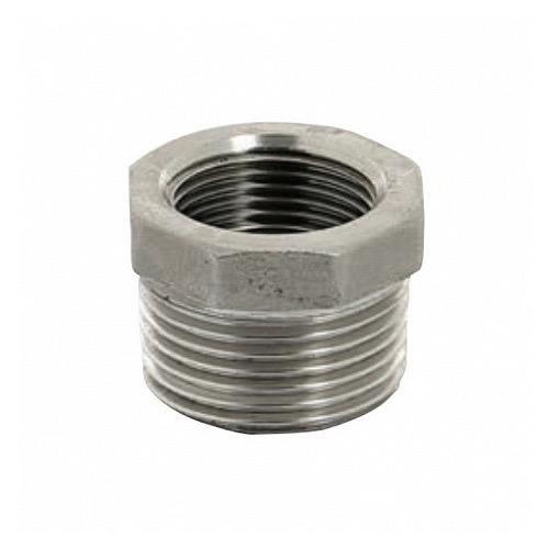 Male-Female End Plug Bushing Hex AISI 316 Stainless Steel