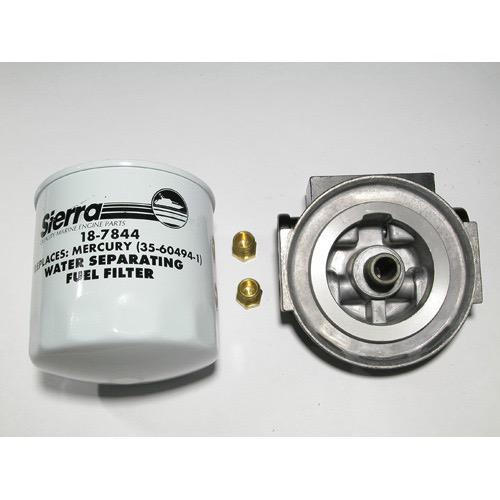 Complete Filter Kit - 2 x Short Alloy Head - 1/4" NPT