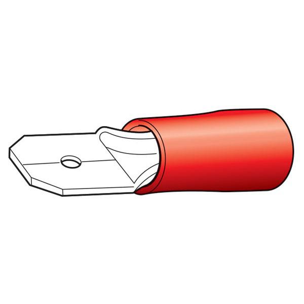 6mm Insulated Male Terminals