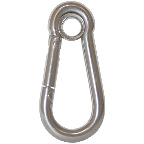 Snap Hook W/eye S/S 50mm