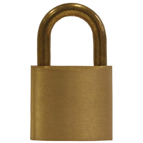 Brass Marine Padlock - Standard Shackle - 50mm