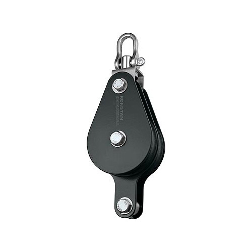 Ronstan S75 Block, Double Becket, Swivel Shackle Head RZ1706