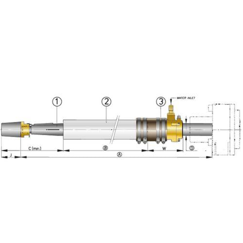 GRP (Polyester) Stern Tube w/ Cutlass Bearing