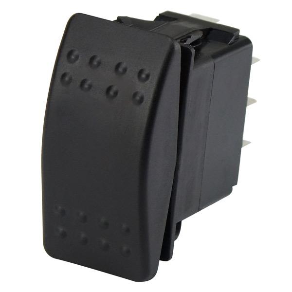 12/24V Waterproof Rocker Switch C7 - Plain - Off/(On)