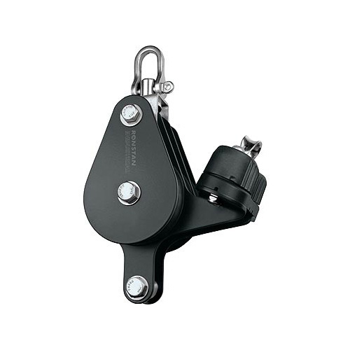 Ronstan S75 Block, Triple Becket Cleat, Swivel Head RZ1710