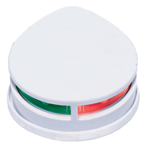 Bi-Colour Navigation LIght - Horizontal Mount - White - 12V