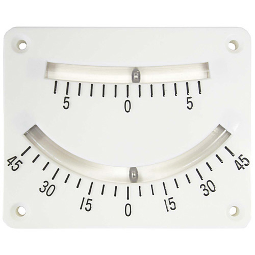 Dual Scale Sailing Inclinometer