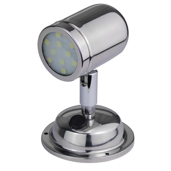 LED Reading Light - Stainless Steel - 10-30V