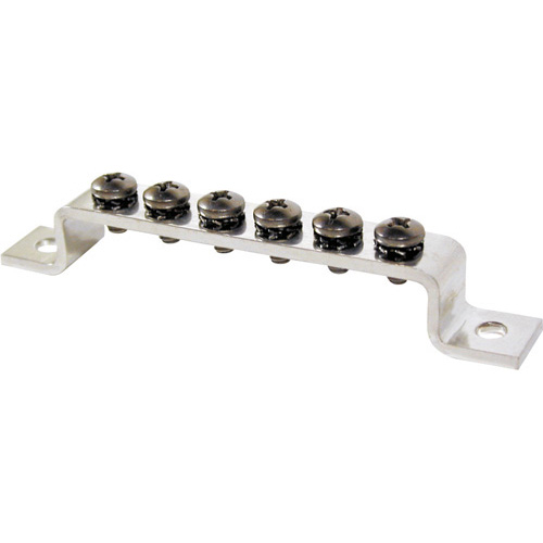 Common 100A Mini Grounding BusBar - 6 Gang