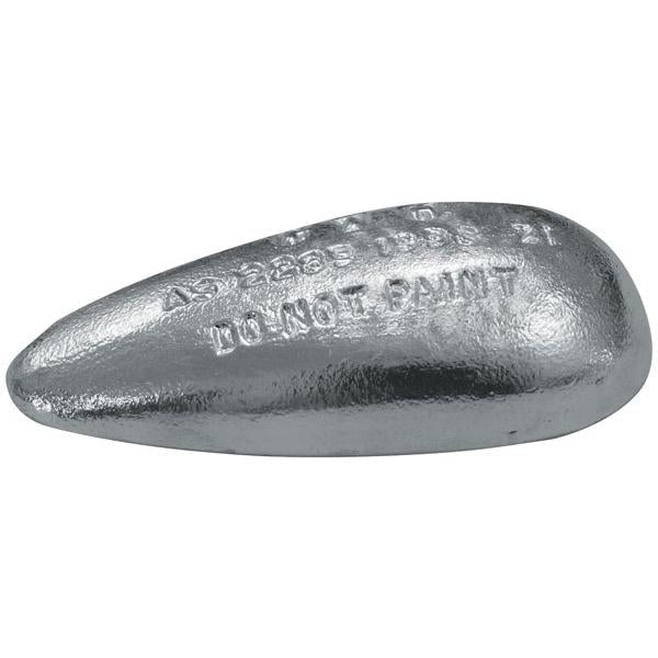 Zinc Plain Tear Drop Anode