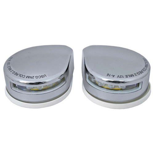 LED Navigation Lights - Port & Starboard - Horizontal Mount - Stainless Steel - 12V