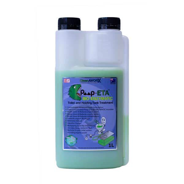 CLEANAWORX - Poop - ETA ENZYME Toilet Holding Tank Treatment 1L