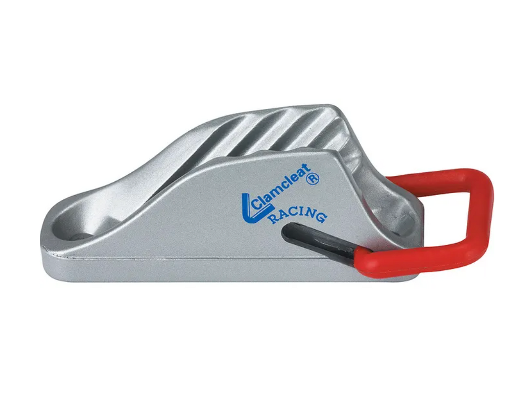 Ronstan Clamcleat Racing Vertical Silver + Spring Gate C238