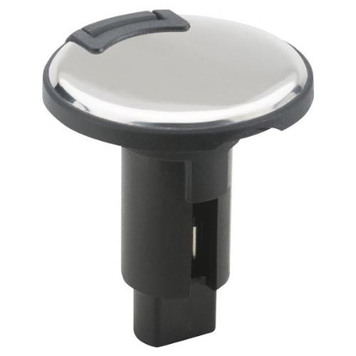 Light Base Black Round 2 Pin - To suit : 121302 & 121310