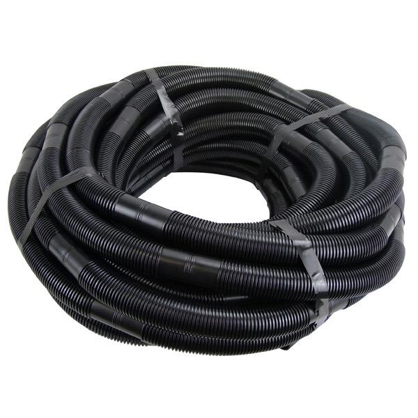 15m Black Cuffed Poly Hose - Per Roll