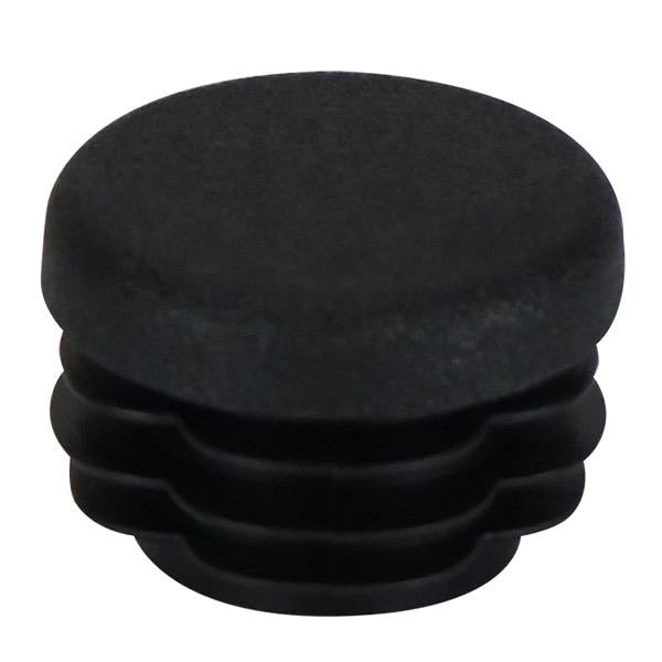 Nylon Tube End Cap - Black - 25mm