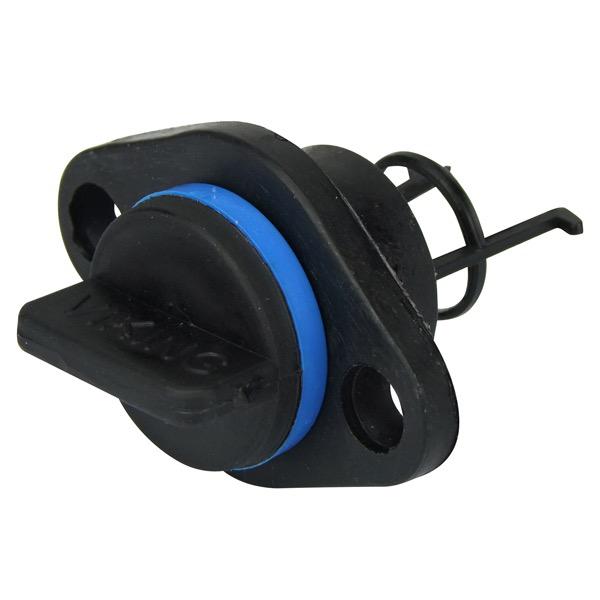 Drain Plastic Plug with Plastic Base - 18mm