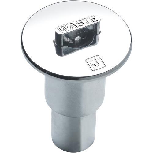 Filler Cap  - Water - 38mm Chrome Plated