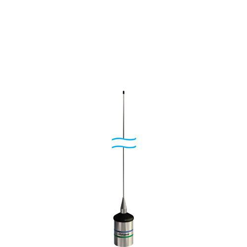 Classic VHF Antenna - 0.9m - Chrome Plated Brass