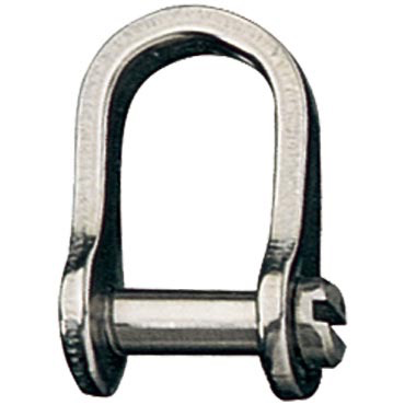 Ronstan Shackle, D, Slotted Pin 1/4 (L:22mm,W:14mm) RF151