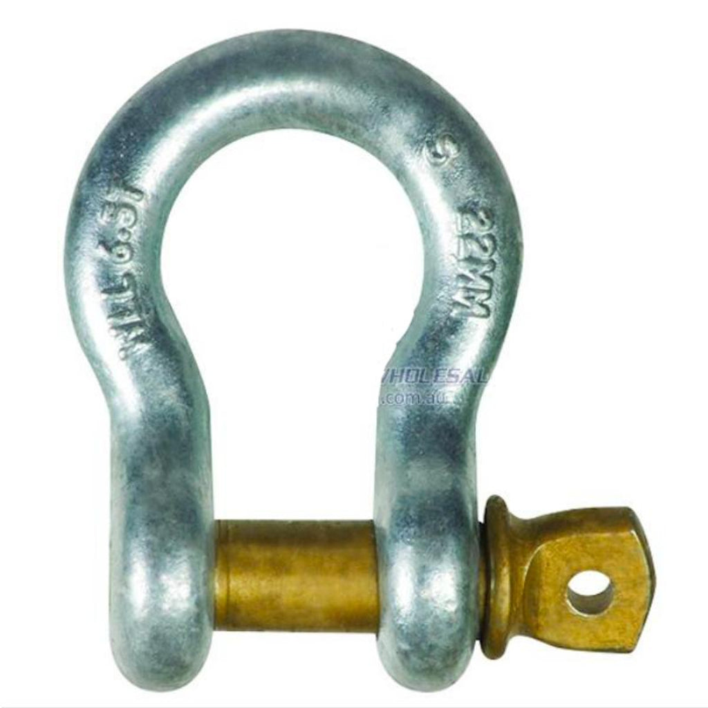 8 X 10mm GAL BOW SHACKLE GR:S