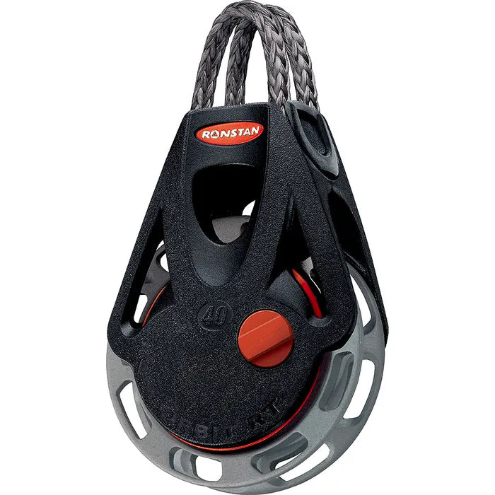 Ronstan Series 40 Ball Bearing Orbit Block™, Manual Ratchet with Dyneema® Link Head RF46102