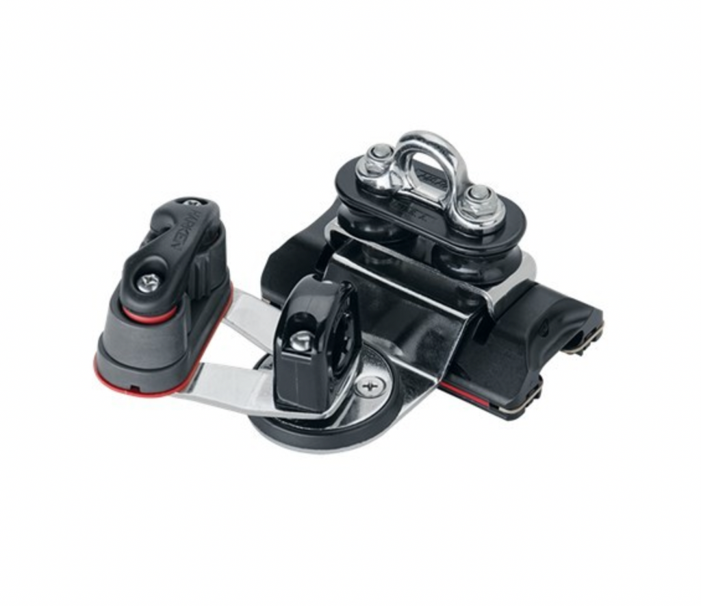 HARKEN 22mm High-Load 1250 Car — Pivoting Sheaves, Swivel Cam