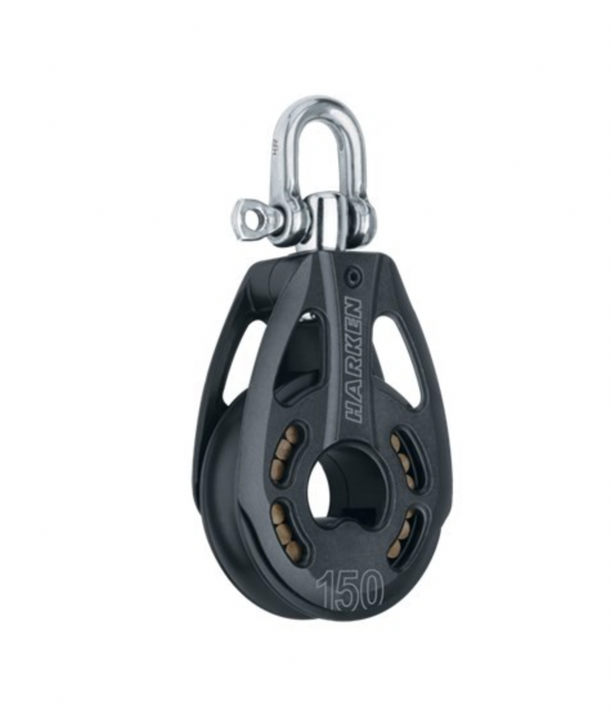 HARKEN 150mm Aluminium Block — Swivel