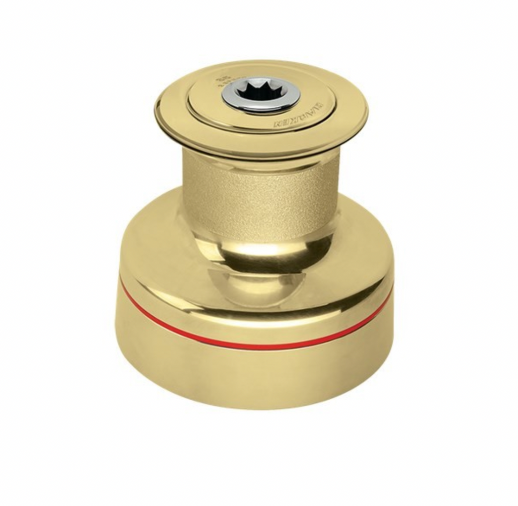 HARKEN 20 Plain-Top Radial Bronze Winch — 2 Speed