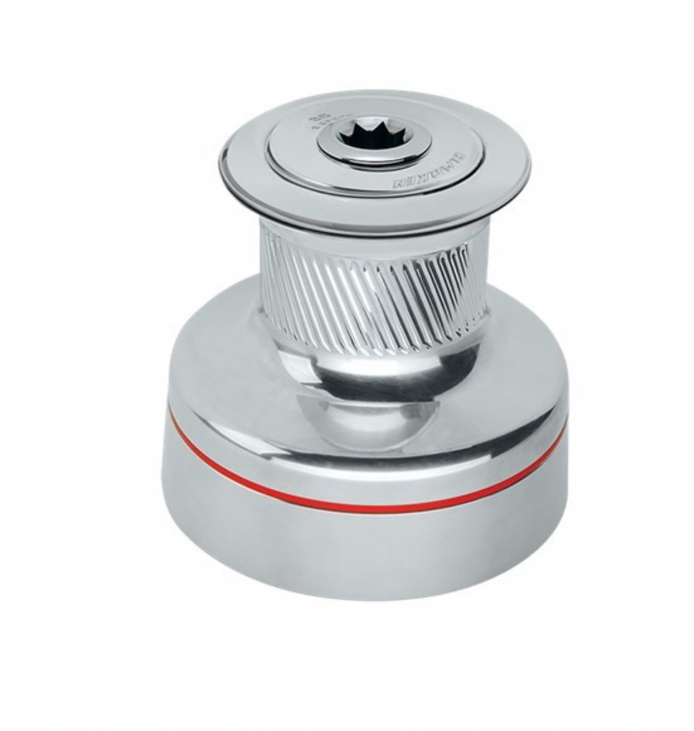 HARKEN 35 Plain-Top Radial All-Chrome Winch — 2 Speed