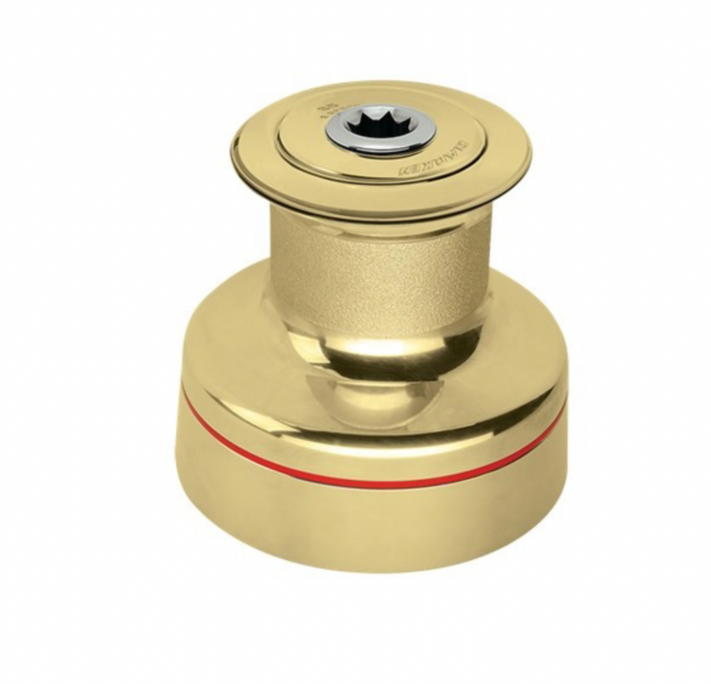 HARKEN 35 Plain-Top Radial Bronze Winch — 2 Speed