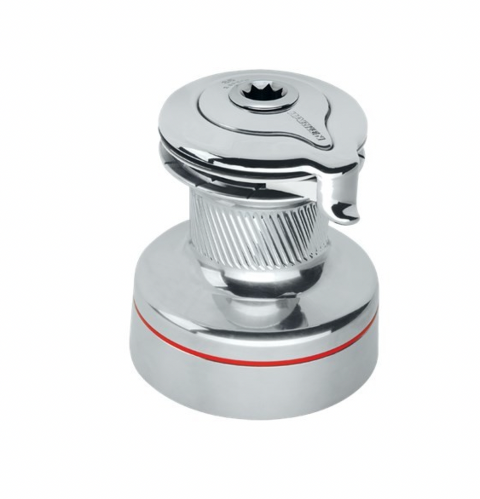 HARKEN 35 Self-Tailing Radial All-Chrome Winch — 2 Speed