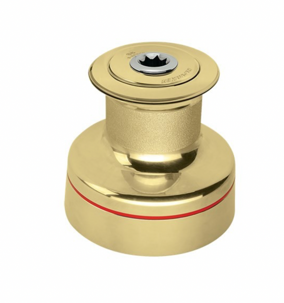 HARKEN 40 Plain-Top Radial Bronze Winch — 2 Speed