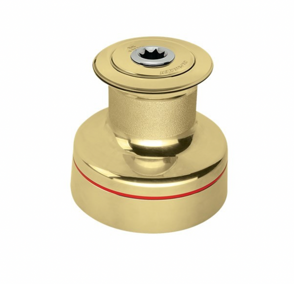 HARKEN 50 Plain-Top Radial Bronze Winch — 2 Speed