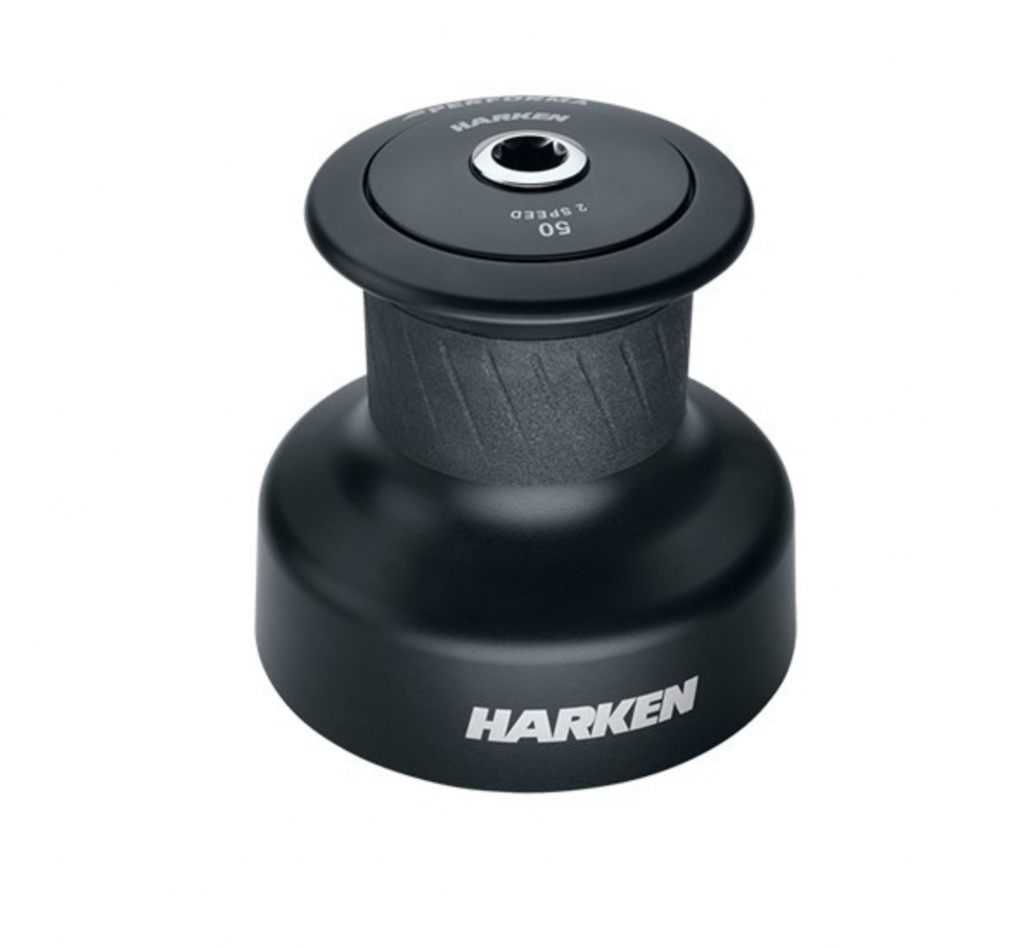 HARKEN 50 Plain-Top Performa™ Winch — 2 Speed