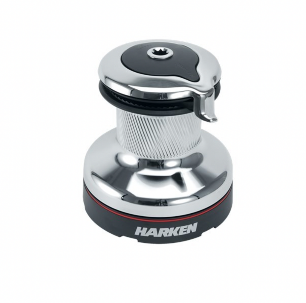 HARKEN 70 Self-Tailing Radial Chrome Winch — 2 Speed